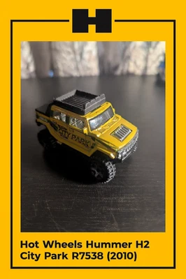 Hot Wheels Hummer H2 City Park R7538 (2010 HW City Works Series) Foto 1 de 4