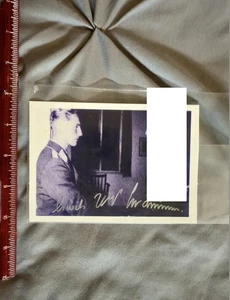 ERICH HARTMANN SIGNED PHOTO WWII ACE PILOT 352V - Bild 1 von 2