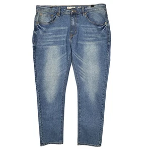 MBX Fairfax Slim Fit Stretch Denim Jeans Blue Mens Size 36x32 Tailored Look - Picture 1 of 11