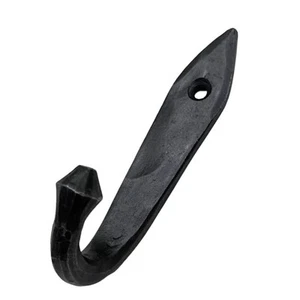 Living Ideas Hand Forged Metal Wall Hooks Wrought Iron Handmade Wall Mounted ... - Picture 1 of 2