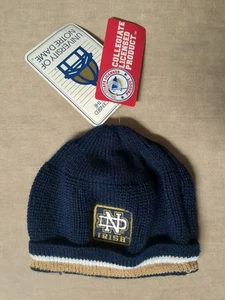 Notre Dame Fighting Irish Newborn Infant Baby Winter hat cap Beanie New Tags - Picture 1 of 2