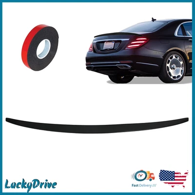 Rear T Spoiler Wing for Mercedes Benz S W222 Sedan S450 S550 S560 S63 2014-2020 Foto 1 de 4