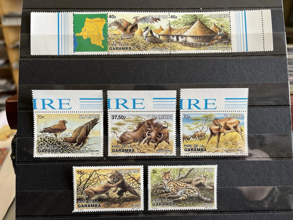 Zaire - Animales / Fauna Salvaje / León - Sellos MNH** CB5 Foto 1 de 1