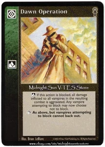 Dawn Operation Camarilla Edition V:TES VTES Vampire CCG - Picture 1 of 1