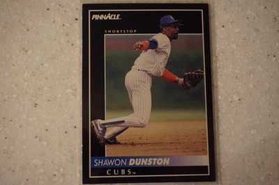 1992 PinnAcle SHAWON DUNSTON #244 baseball card - Image 1 of 2