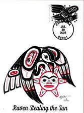 Raven Story, Mythology, American Indian, Haida Tlingit, Maximum Card