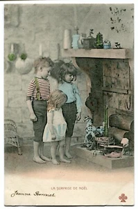 CPA - Carte Postale - Thème - Enfants - La Surprise de Noël - 1904 (I10003) - Picture 1 of 2