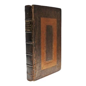 1722 Antique Book - Josepho Trapp Shool of Natural Philosophy Latin (ANT152-) - Foto 1 di 7