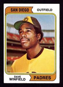 1974 Topps #456 Dave Winfield RC - San Diego Padres - EX - ID100