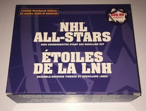 NHL All-Stars 2002 Commemorative Stamp Medallion 063491021053 LTD Numbered #0040 - Picture 1 of 9