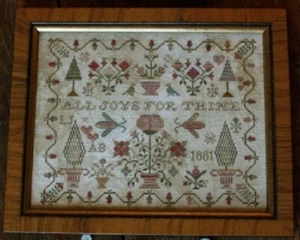 All Joys for Thine - Blackbird Designs New Chart - Picture 1 of 1