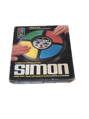 Milton Bradley MB 1978 Simon Says juego electrónico caja original vintage funciona Foto 1 de 4