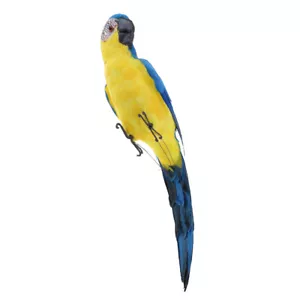 Large Artificial Parrot Bird Budgie Taxidermy - Picture 1 of 12