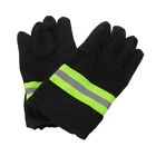 Protective Gloves With Reflective Strap Resistant Flame Safety Equipment