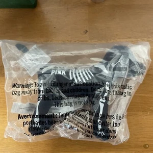 Victoria Secret PINK Skeleton Bones Black Halloween Plush Dog 2023 - Bild 1 von 2