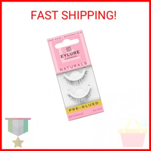 Eylure Press On Pre-Glued False Eyelashes, Naturals, No. 031, 1 Pair - Picture 1 of 2