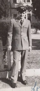 Vintage Photograph Airline Pilot In Uniform free Shipping - Picture 1 of 2