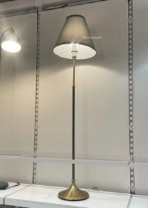 Ikea FLYGHÖJD Floor lamp, brass/green-gray 56" NEW 005.438.46 - Picture 1 of 3