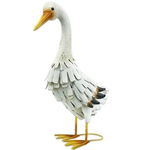 Metal Duck Garden Statue Outdoor Duck Decor Yard Art Sculpture for Home Lawn ... - Picture 1 of 7