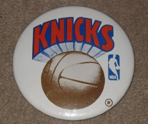 VINTAGE 1964/1965 - 1978/1979 NEW YORK N.Y. KNICKS ☆RARE☆ 3 1/2" NBA PIN BUTTON - Bild 1 von 1