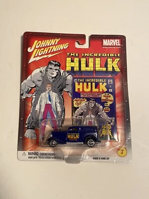Johnny Lightning 2002 Delivery Incredible Hulk Purple New In Box - Image 1 of 3
