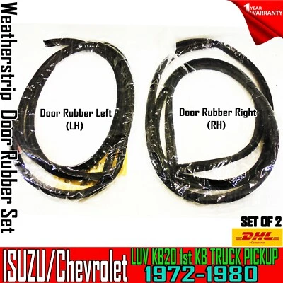 APTO 1975-80 CHEVROLET LUV KB20 CAMIONETA PICKUP PUERTA GOMA RESISTENTE AL CLIMA NUEVOx2 Foto 1 de 4