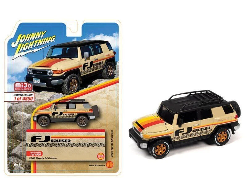 TOYOTA FJ Cruiser Custom 2006 beige,Scale 1:64 Johnny Lightning - Image 1 of 1