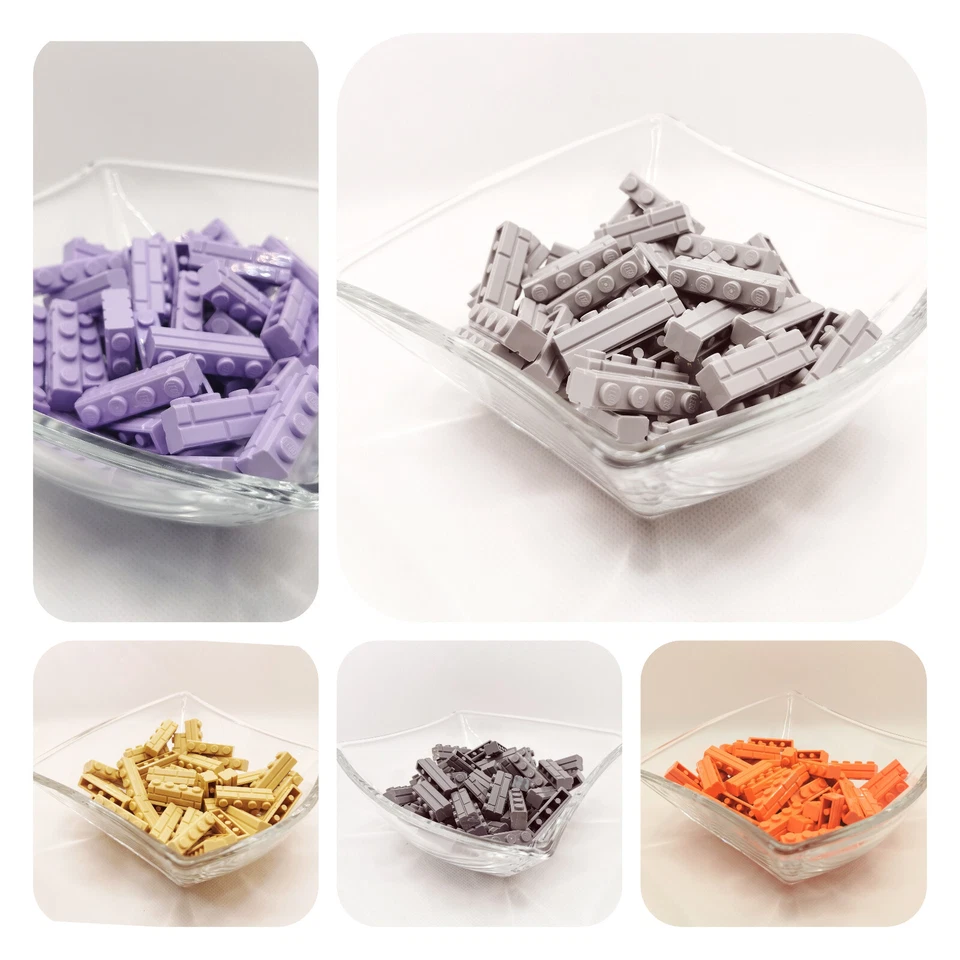 Lego® 50x Mauersteine 1x4 (15533) Masonry Profile ver. Farben various colors NEW - Bild 1 von 1