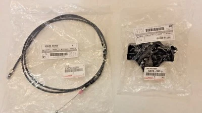 CABO E TRAVA DE LIBERAÇÃO DO CAPÔ DE FÁBRICA LEXUS OEM 1998-2005 GS300  - Imagem 1 de 2