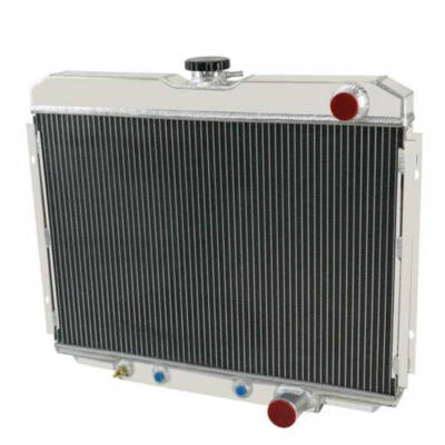 CU338 4Row Aluminum Radiator Fit 1967-1970 Ford Mustang Mercury Cougar XR7 V8 Foto 1 de 4
