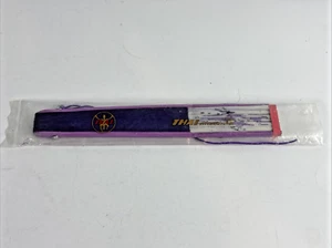 Vintage Thai Airlines pieghevole ventilatore a mano Royal Orchid Service ancora in borsa - Foto 1 di 12