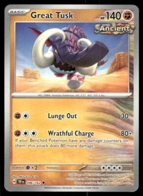 SV05: Temporal Forces #096/162 Great Tusk - Image 1 of 2