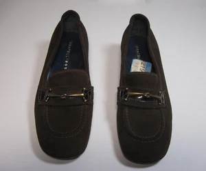 Fratelli Rossetti Damen Horsebit Halbschuhe: Braun Wildleder Gr. 36,5 M - Bild 1 von 8