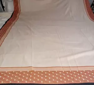 Zimttöne Rahmen Baumwolle Mix Druck Tischdecke 60"" x 80"" neu ohne Etikett - Bild 1 von 4