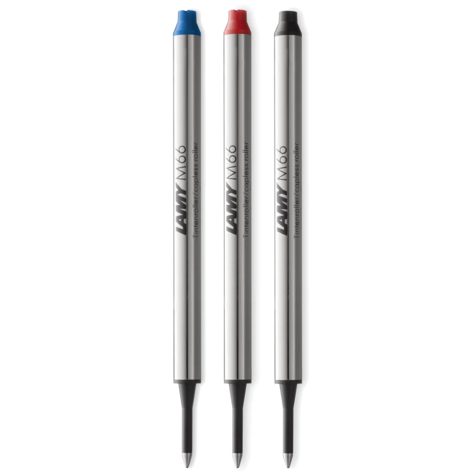 Lamy Tintemnrollermine M 66 Mine Rollerball M66 M B blau schwarz rot - Bild 1 von 1