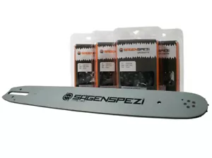 Schwert + 4 Ketten passend für Stihl 026 AV MS 260 40 cm 325" 67 TG 1,6 mm chain - Bild 1 von 1