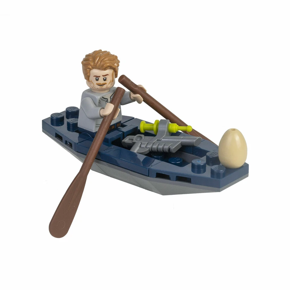 LEGO Jurassic World: Owen con Kayak y Huevo de Rapaz   Foto 1 de 1