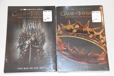 Game of Thrones:  Complete Seasons 1 & 2 (DVD) BRAND NEW Foto 1 de 2