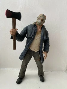2009 MEZCO CINEMA OF FEAR FRIDAY THE 13TH JASON VOORHEES HORROR ACTION FIGURE - Picture 1 of 4