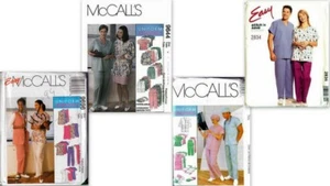 OOP McCalls Scrubs Krankenhaus Medizin Tierarzt Uniform Unisex Schnittmuster Ihre Wahl - Bild 1 von 10