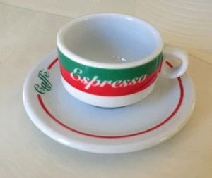 expesso cups and saucers Set Of 5 - Picture 1 of 7
