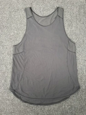 Lululemon Sculpt Tank Top Womens 6 Gray Mesh Moonwalk Ventilated Lightweight - Image 1 of 4