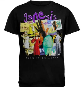 Genesis Rockband T-Shirt schwarz kurzarm alle Größen S bis XZ932 - Bild 1 von 3