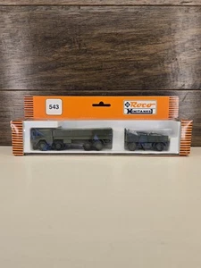 Roco 543 1:87 Minitanks German Man Munizioni Camion con rimorchio in scatola originale - Foto 1 di 5