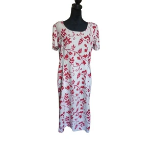 Dress Mill Women's Size Medium Linen Blend Maxi Dress- Vintage - Picture 1 of 7