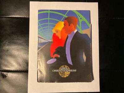 5 PIEZAS PAPEL Y 2 SOBRES de VENECIA SIMPLON ORIENT EXPRESS EN CARPETA Foto 1 de 4