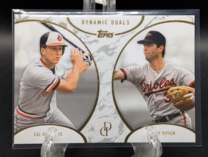 2025 Topps Dynamic Duals Cal Ripken Jr/Billy Ripken #12 Baltimore Orioles - Picture 1 of 2