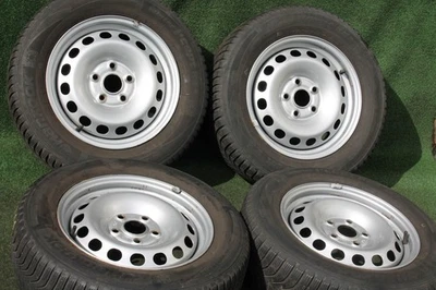 VW Caddy Golf 5 6 Touran Leon Skoda Octavia Winterräder 195/65 R15 91H DOT:1618 - Bild 1 von 4