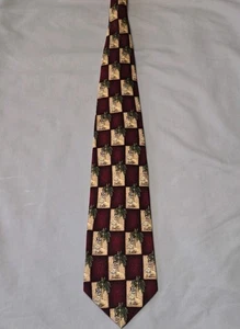 Tango Tropical Men's Neck Tie Palm Trees/Hula Girls 100% Silk Made In USA - Picture 1 of 4