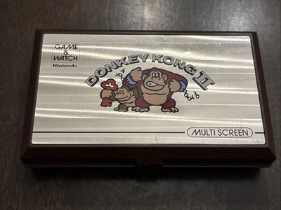 Nintendo Game & And Watch Donkey Kong II 2 1983 Multi Screen Console JR-55 - Image 1 of 4